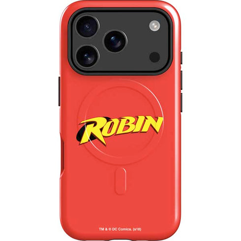 DC Comics Robin Official Logo iPhone 17 Pro Max Magsafe Impact Case