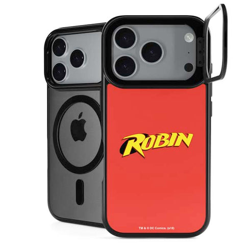 DC Comics Robin Official Logo iPhone 18 Pro Kickstand Case