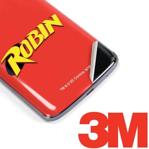 DC Comics Robin Official Logo Moto E5 Plus Skin