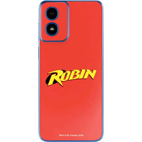 DC Comics Robin Official Logo Moto G Play 4G (2024) Skin