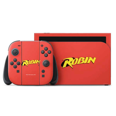 DC Comics Robin Official Logo Nintendo Skins