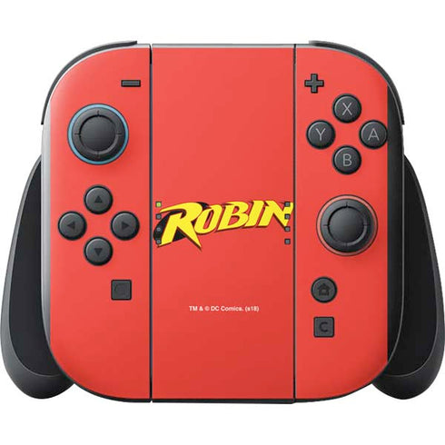 DC Comics Robin Official Logo Nintendo Switch 2 (2025) with Joy-Con Skin