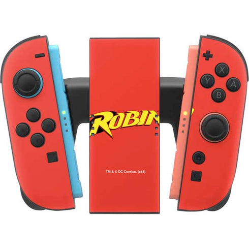 DC Comics Robin Official Logo Nintendo Switch 2 (2025) Joy-Con Controller Skin