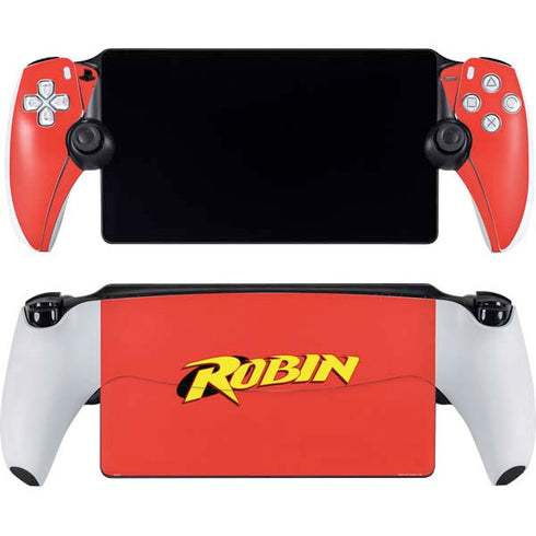 DC Comics Robin Official Logo PlayStation Portal Remote Player Skin