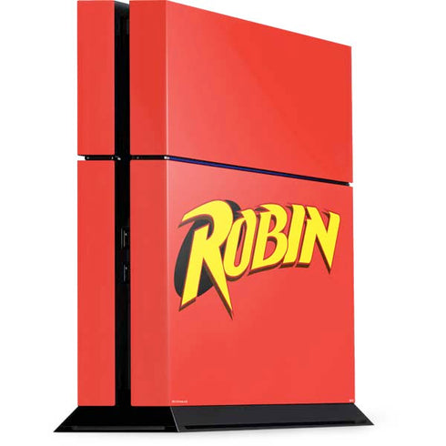 DC Comics Robin Official Logo PlayStation PS4 Skins