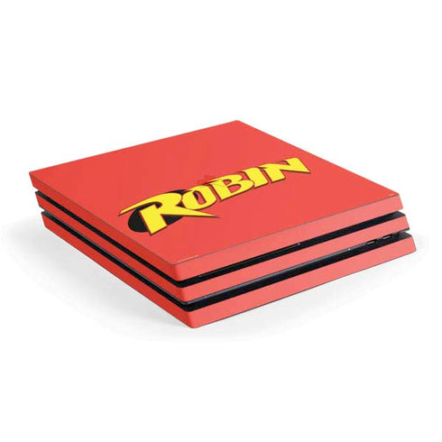 DC Comics Robin Official Logo PlayStation PS4 Skins