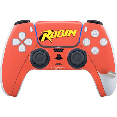 DC Comics Robin Official Logo PS5 Pro Bundle Skin