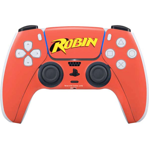 DC Comics Robin Official Logo PlayStation PS5 Skins