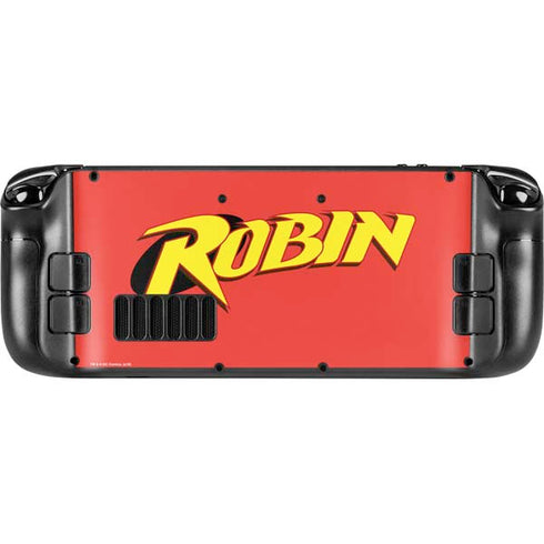 DC Comics Robin Official Logo Steam Deck Handheld Gaming Computer OLED Skin