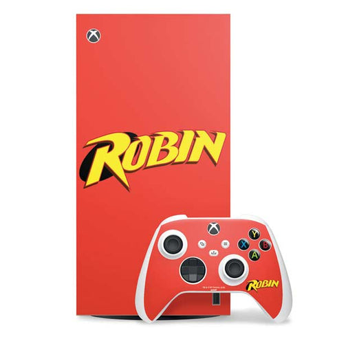 DC Comics Robin Official Logo Xbox Series X Skins