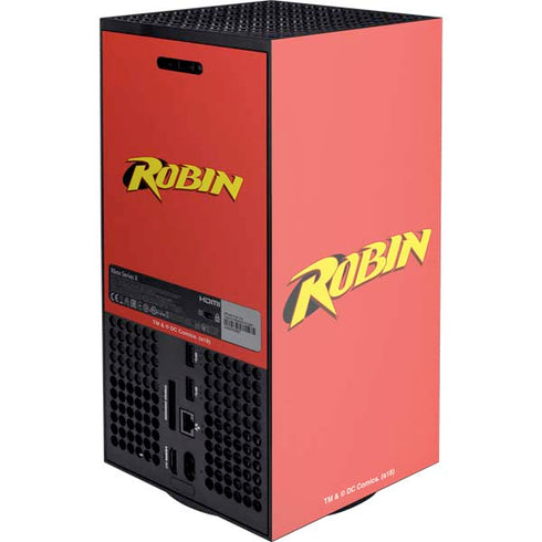 DC Comics Robin Official Logo XBox Series X Digital Edition Console Skin