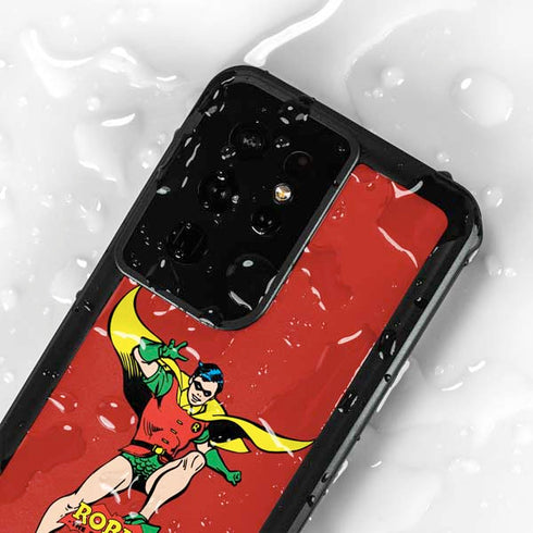 DC Comics Robin Classic Art Galaxy S24 Ultra Waterproof Case