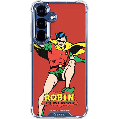 DC Comics Robin Classic Art Galaxy S25 Clear Case