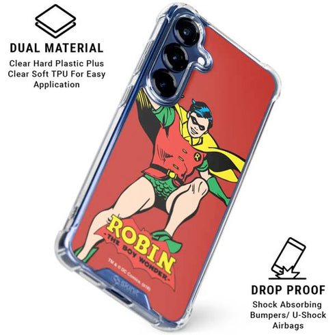 DC Comics Robin Classic Art Galaxy S25 Clear Case
