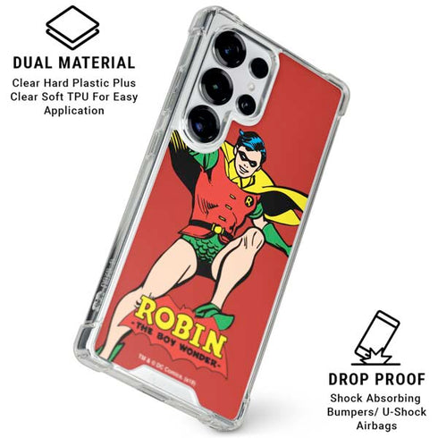 DC Comics Robin Classic Art Galaxy S25 Ultra Clear Case