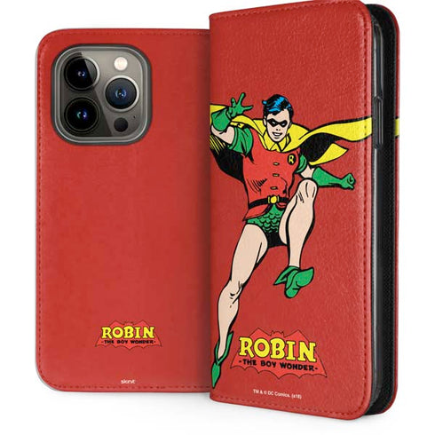 DC Comics Robin Classic Art iPhone 13 Pro Folio Case