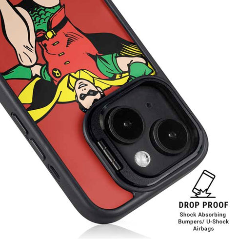 DC Comics Robin Classic Art iPhone 14 Kickstand Case