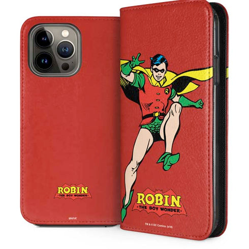 DC Comics Robin Classic Art iPhone 14 Pro Max Folio Case