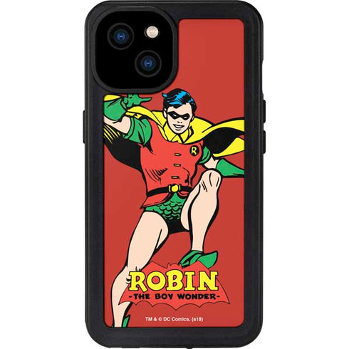 DC Comics Robin Classic Art iPhone 15 Plus Waterproof Case