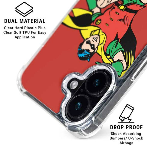 DC Comics Robin Classic Art iPhone 16 Plus Clear Case