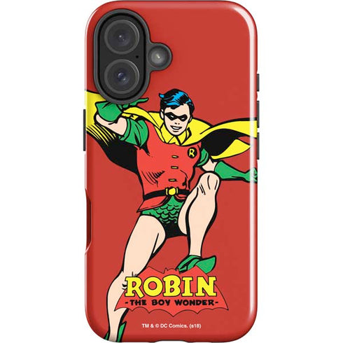 DC Comics Robin Classic Art iPhone 16 Plus Impact Case