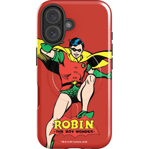 DC Comics Robin Classic Art iPhone 16 Plus Magsafe Impact Case