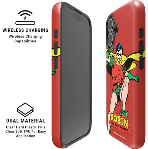 DC Comics Robin Classic Art iPhone 16 Plus Magsafe Impact Case
