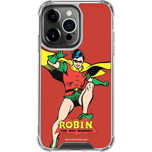 DC Comics Robin Classic Art iPhone 16 Pro Clear Case
