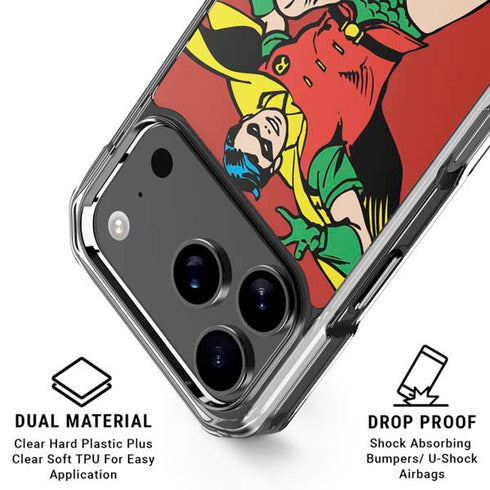 DC Comics Robin Classic Art iPhone 17 Pro Clear Case