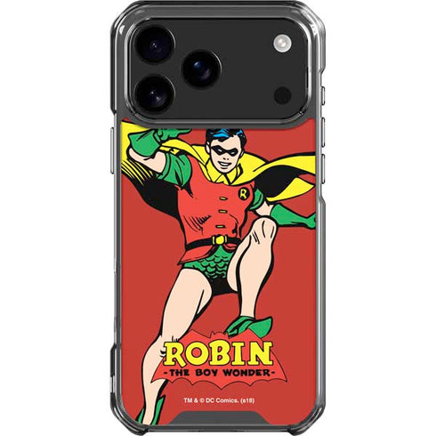 DC Comics Robin Classic Art iPhone 17 Pro Max Clear Case