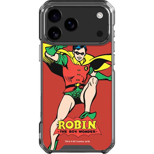 DC Comics Robin Classic Art iPhone 18 Pro Max Clear Case
