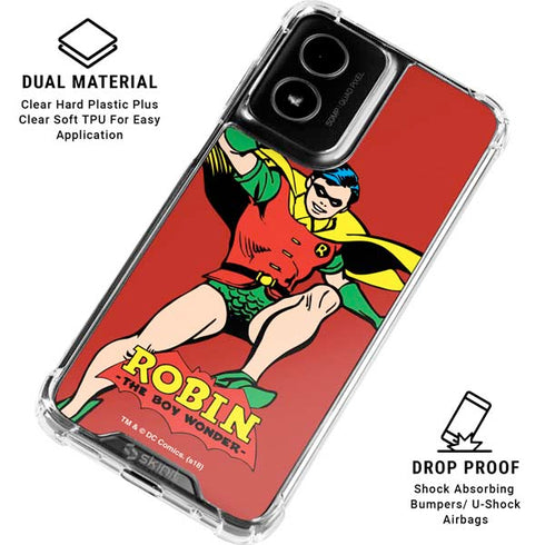 DC Comics Robin Classic Art Moto G Power 5G (2024) Clear Case