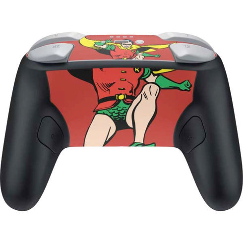 DC Comics Robin Classic Art Nintendo Switch 2 (2025) Pro Controller Skin