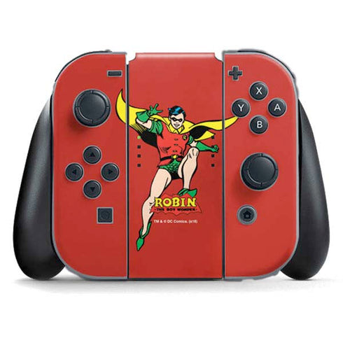 DC Comics Robin Classic Art Nintendo Switch (2017-2021) Joy-Con Controller Skin