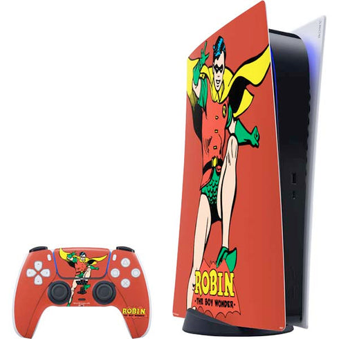 DC Comics Robin Classic Art PlayStation PS5 Skins