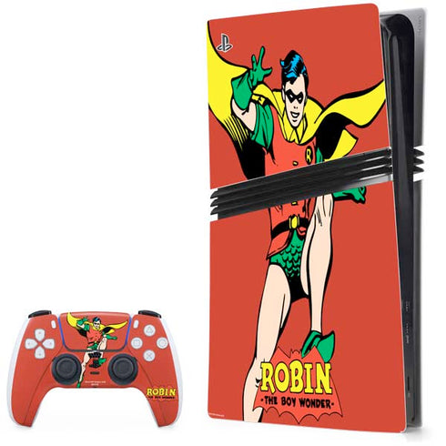 DC Comics Robin Classic Art PlayStation PS5 Skins