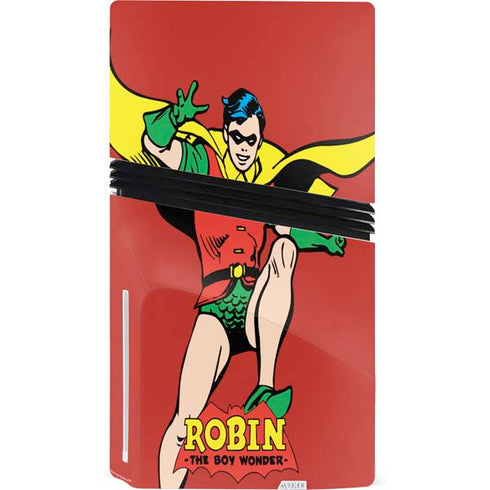 DC Comics Robin Classic Art PS5 Pro Disk Console Skin