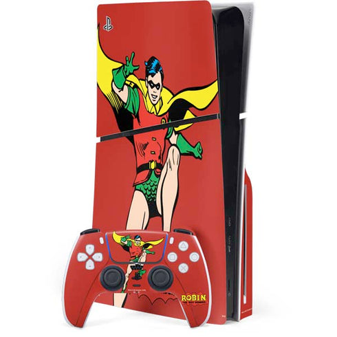 DC Comics Robin Classic Art PlayStation PS5 Skins