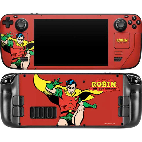 DC Comics Robin Classic Art Steam Deck Handheld Gaming Computer OLED Skin