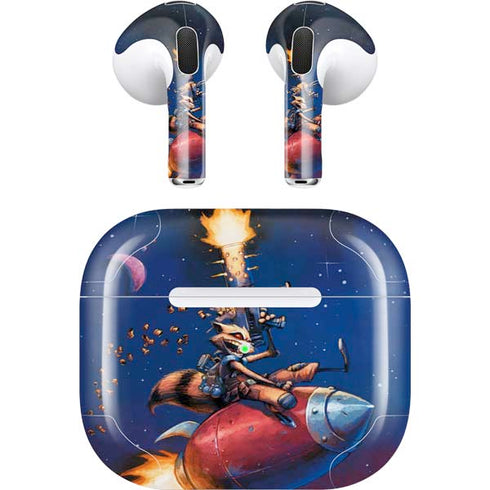Marvel Rocket Raccoon Rocket Ride Apple AirPods (3rd Gen 2021) Skin