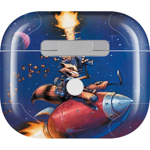 Marvel Rocket Raccoon Rocket Ride Apple AirPods (3rd Gen 2021) Skin