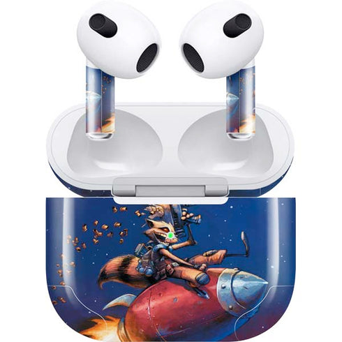 Marvel Rocket Raccoon Rocket Ride Apple AirPods (3rd Gen 2021) Skin