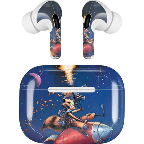 Marvel Rocket Raccoon Rocket Ride AirPods Skins