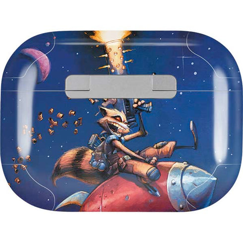 Marvel Rocket Raccoon Rocket Ride AirPods Skins