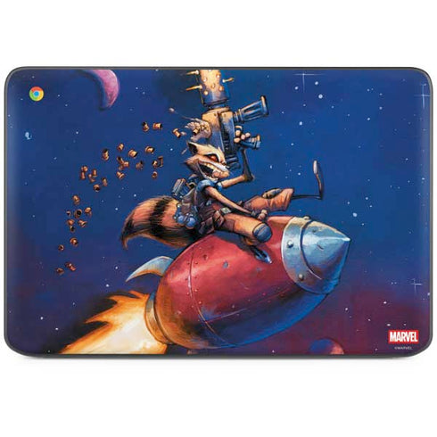 Marvel Rocket Raccoon Rocket Ride HP Chromebook Skin