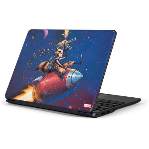 Marvel Rocket Raccoon Rocket Ride Samsung Chromebook Skin