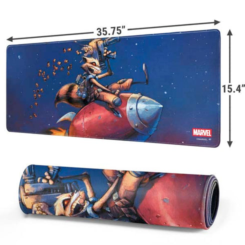 Marvel Rocket Raccoon Rocket Ride Gaming Mouse Pad