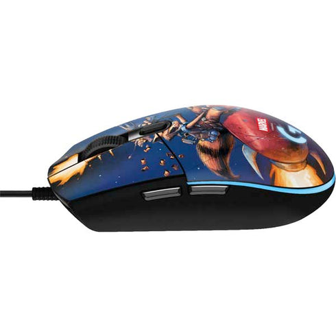 Marvel Rocket Raccoon Rocket Ride G203 Prodigy RGB Wired Gaming Mouse Skin