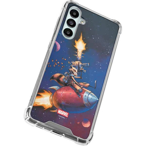 Marvel Rocket Raccoon Rocket Ride Galaxy A16 5G Clear Case