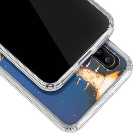 Marvel Rocket Raccoon Rocket Ride Galaxy A20 Clear Case